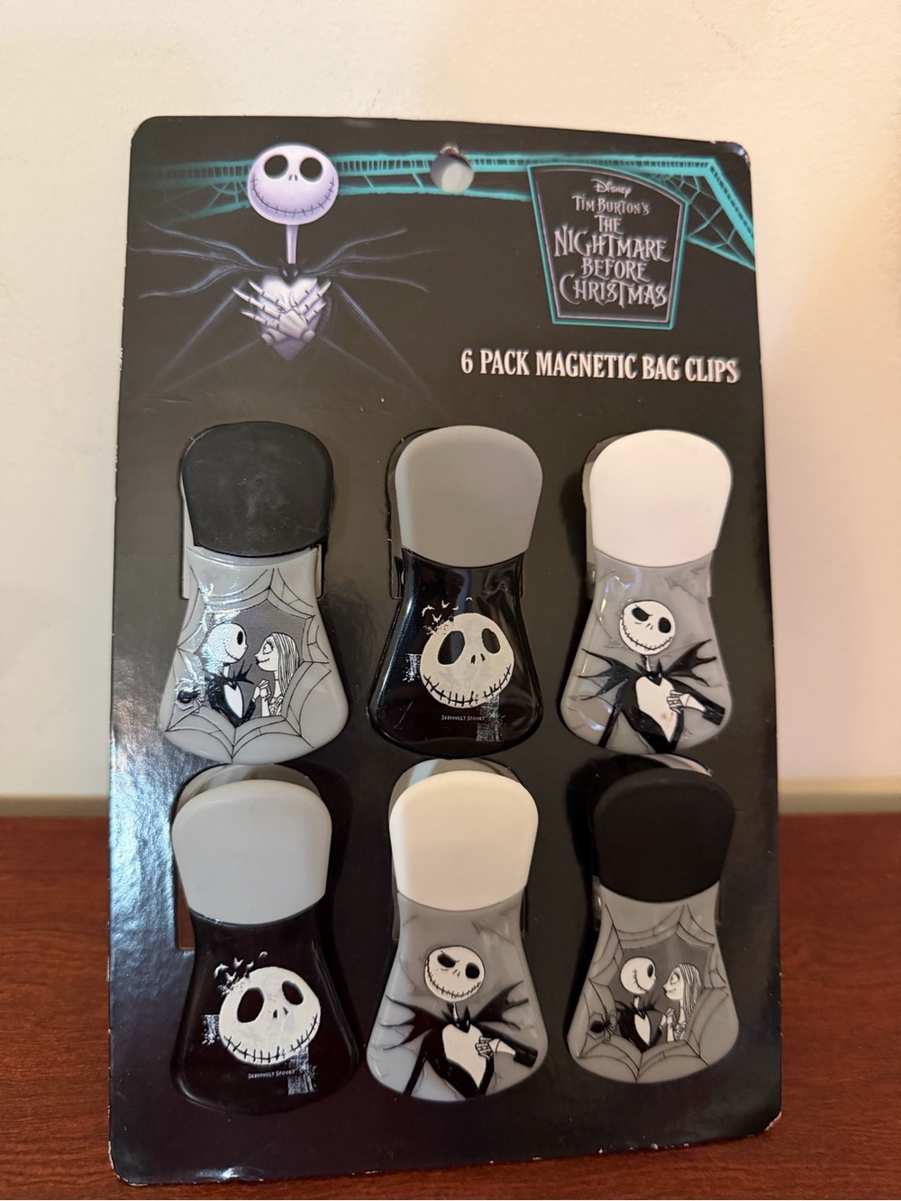 Disney Tim Burton’s Nightmare Before Christmas Magnetic Chip Clips